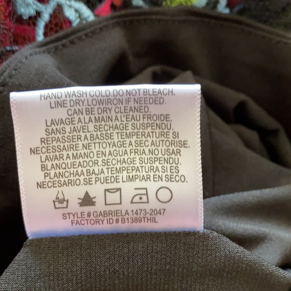 Dress the population embroidered off the shoulder dress - Picture 6 of 8